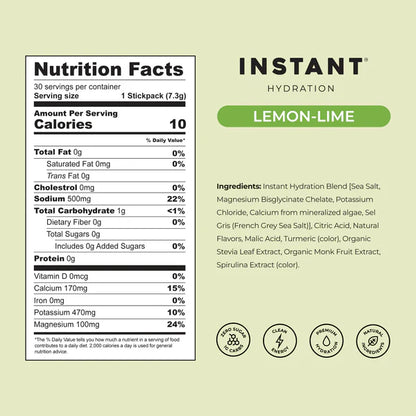 Électrolytes premium Citron Vert