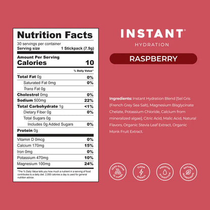 Électrolytes premium Framboise